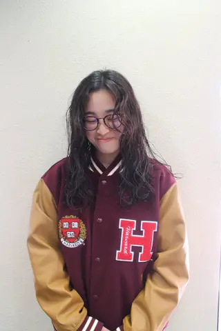 ロング パーマ カーリーパーマ/ 透明ｶﾗｰ/MIKUのヘアスタイル