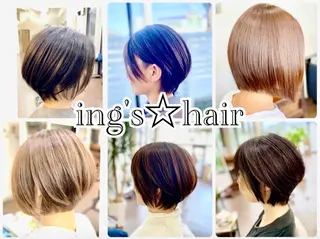 ショート ing's・hair イングス・ヘアーのヘアスタイル