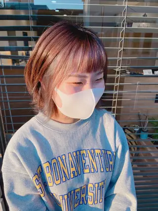 ミディアム 🌷透明感カラー🌷 内田零菜のヘアスタイル