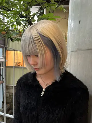 ミディアム カラー トレンドカラー🥣／ ヘアアレンジ✩.*˚のヘアスタイル