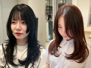 ロング カラー レイヤー/ハイライト /立川/赤池宏隆のヘアスタイル