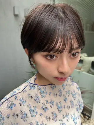 ショート パーマ 松井美樹/似合わせ ガーリー・韓国のヘアスタイル
