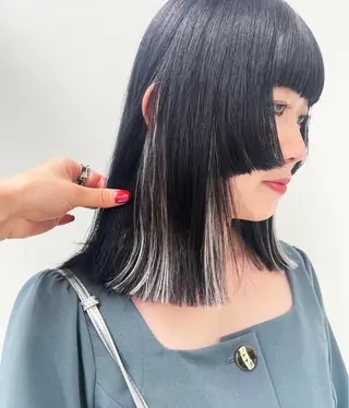 ミディアム カラー 似合わせヘア 💐たかさきかなこのヘアスタイル