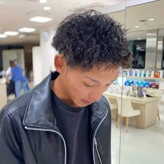 ショート パーマ メンズ お悩み解決美容師🦚 片山/銀座/有楽町のヘアスタイル