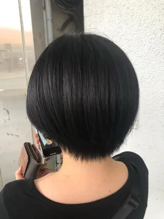 ショート ダブルスキルエクステ /羽エクステ白石宇由のヘアスタイル