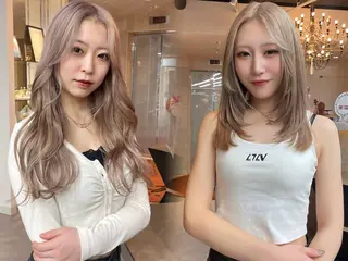 セミロング 💎艶カラー+美髪 +髪質改善💎のヘアスタイル