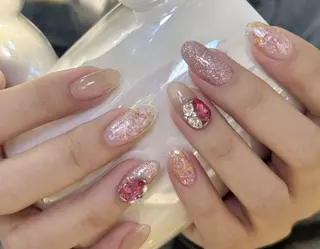 ネイル By moonネイル 🌷ワンホン/韓国風のネイルデザイン