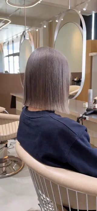 ミディアム カラー lafithhair ruu.南本庄のヘアスタイル