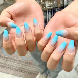 ネイル 0203ムニムサン 💙Sayakaのネイルデザイン