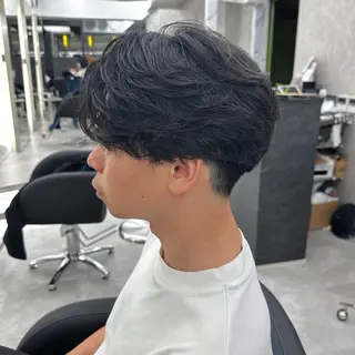 ショート カラー メンズ 心斎橋／艶カラー /髪質改善/恋のヘアスタイル