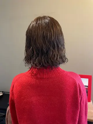 ショート パーマ 土川 陽菜のヘアスタイル