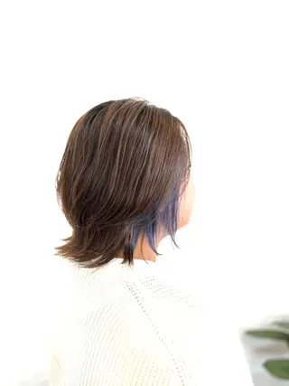 ミディアム カラー 堀 大輔のヘアスタイル