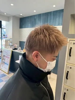 カラー メンズカット 柳場 愛のヘアスタイル