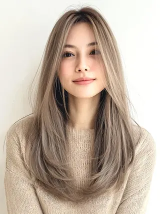 セミロング ❄️透明感カラー❄️ メンズ✂️TOWAのヘアスタイル