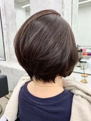 ショート カラー パーマ LANDSグループ ヘア&アイサロンのマツエク・マツパデザイン