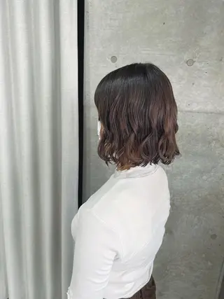 パーマ ボブパーマコテ巻き風 パーマNo1深江秀平のヘアスタイル