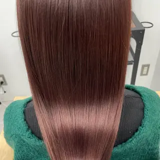 ミディアム カラー パーマ ヘアアレンジ メンズ キッズ ネイル マツエク・マツパ アイブロウ mona/ ストレートスタイル✨のヘアスタイル