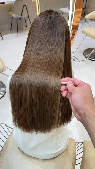 ロング カラー レイヤー❣️縮毛矯 川村利幸のヘアスタイル