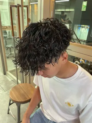 パーマ メンズ 町田エリアＮｏ．１/ パーマ特化/太田京希のヘアスタイル