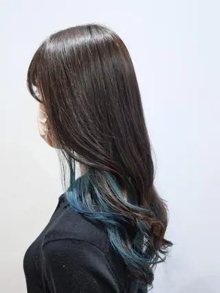 ロング 小松崎 友宏のヘアスタイル