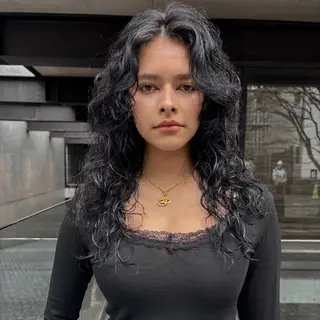 ロング パーマ 海外ボブ/ブリーチ 💟/MIU☆のヘアスタイル