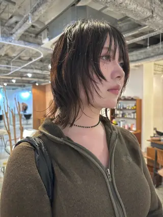 ミディアム yu maのヘアスタイル