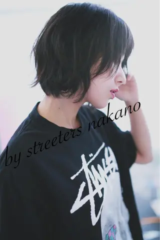 ミディアム カラー パーマ ヘアアレンジ メンズ キッズ ネイル マツエク・マツパ premier modelsのヘアスタイル