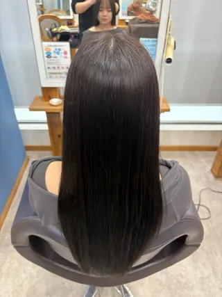 カラー 髪質改善カラー/ 結べるレイヤー/文野のヘアスタイル