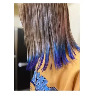 ミディアム カラー 中野 誠子のヘアスタイル