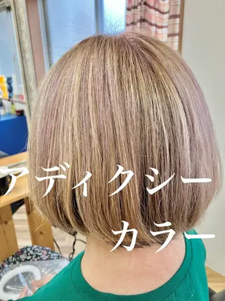 ショート カラー 髪質改善 LIME 長野駅のヘアスタイル