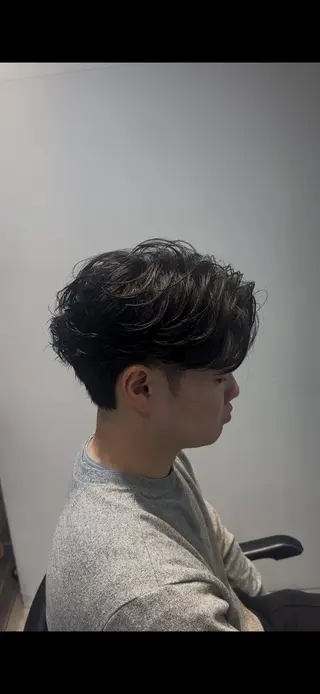 ショート パーマ 似合わせパーマ🔥 河浪  大智のヘアスタイル