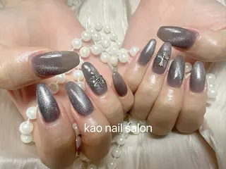 ネイル kao nail マグネット/長さだしのネイルデザイン