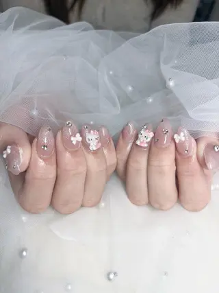 ネイル 💖長さ出し＆ワンホ ンネイルaya💖のネイルデザイン