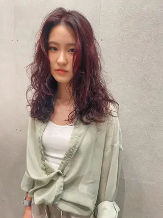ミディアム パーマ センスをお届けします 大谷将生infpのヘアスタイル