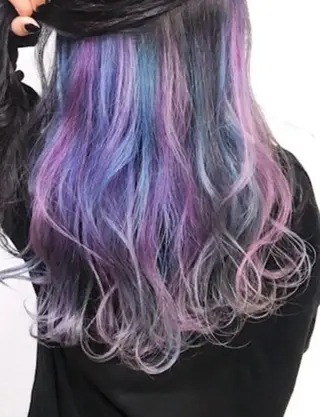 ロング カラー へんみ みかのヘアスタイル