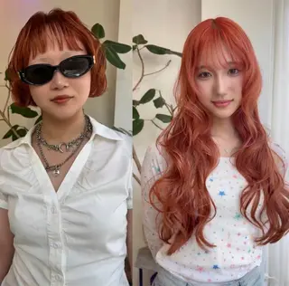 カラー ness 一花のヘアスタイル