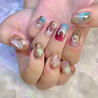 ネイル 3Dアートネイル💗 都築レナのネイルデザイン