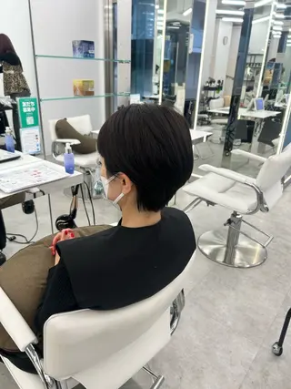ショート カラー はるか/透明感カラー /ヘアアレンジ🤍のヘアスタイル