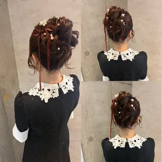 ロング ヘアアレンジ 美髪× ヘアセット✨Araiのヘアスタイル