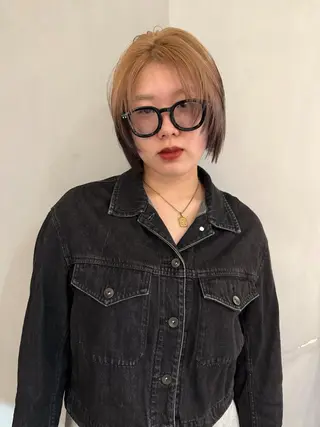 ショート カラー 梅田/束感マツエク /ナツノのマツエク・マツパデザイン