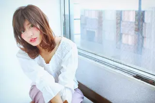 ミディアム onishi yoshinaoのヘアスタイル