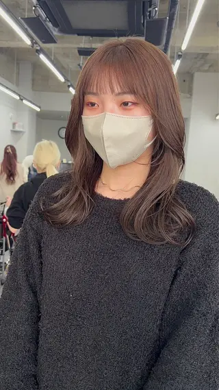 セミロング ✨四条河原町✨ /木村　優希のヘアスタイル