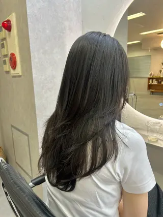 ロング カラー パーマ ヘアアレンジ Hz【ヘルツ】 masakiのヘアスタイル