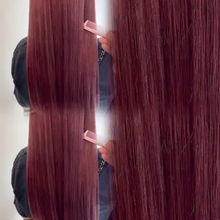 ミディアム カラー 髪質改善ミルクティー SATSUKI🌼.のヘアスタイル