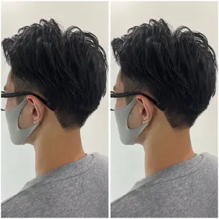 メンズ 【北千住】🌈韓国風 レイヤー✨小顔カットのヘアスタイル