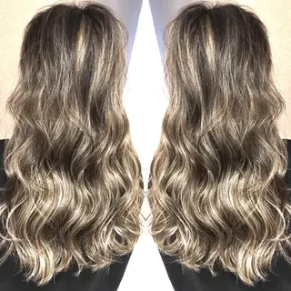 ロング カラー 井上 一平のヘアスタイル