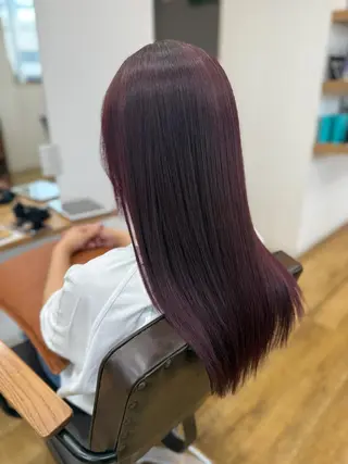 ロング カラー 髪質改善・縮毛矯正 💎ASUKAのヘアスタイル