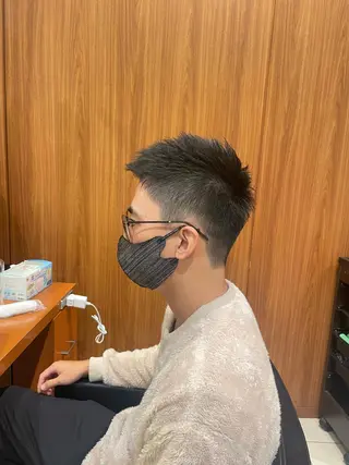 ショート メンズ 髙田 千華 髪質改善ストレートのヘアスタイル