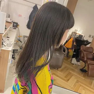 セミロング 髪質改善特化 安東駿介のヘアスタイル