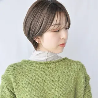ショート カラー ショート〜ボブ✂︎ 武蔵小杉 南澤佑介のヘアスタイル